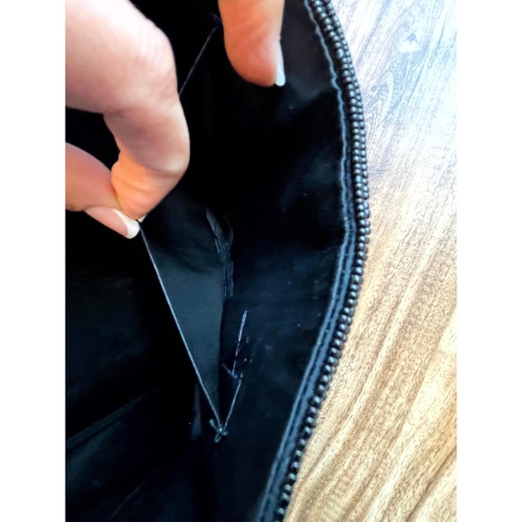 VintageWalborg Black beaded sequined clutch evening bag/purse Hong Kong - Picture 13 of 15